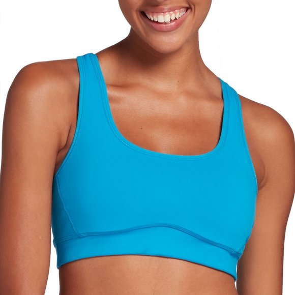 NWT DSG Women's Medium Support Crossback Sports Bra Diva Blue Size XS $25 P128 - Picture 1 of 1